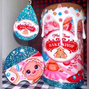 Christmas tumbler 14oz skinny.